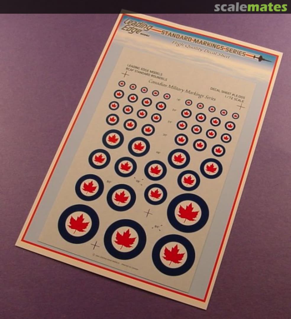 Contents RCAF Standard Roundels LE.005 Leading Edge Contents RCAF Standard Roundels LE.005 Leading Edge