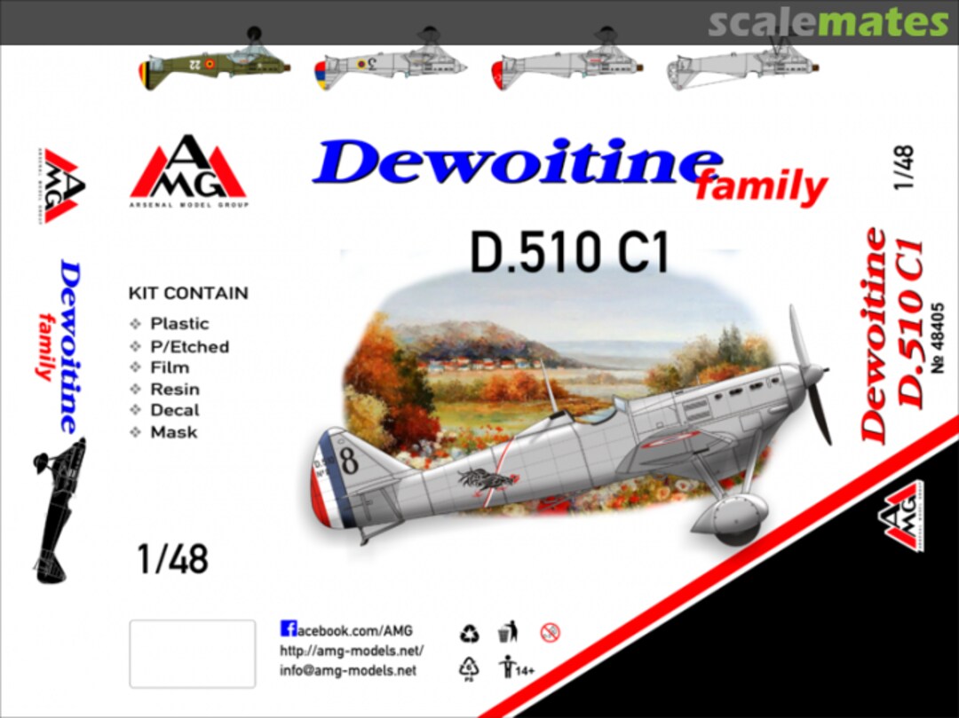 Boxart Dewoitine D.510 C1 48405 AMG