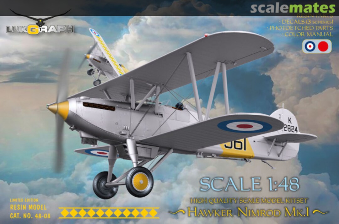 Boxart Hawker Nimrod Mk.I 48-008 Lukgraph Boxart Hawker Nimrod Mk.I 48-008 Lukgraph