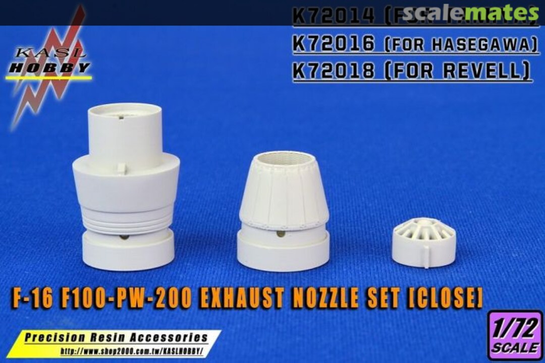 Boxart F-16 F100-PW-200 Exhaust Nozzle Set (Close) (for Revell) K72018 Kasl Hobby Boxart F-16 F100-PW-200 Exhaust Nozzle Set (Close) (for Revell) K72018 Kasl Hobby