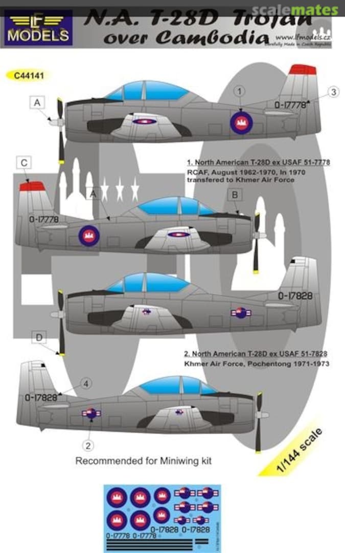 Boxart N.A. T-28D Trojan C44141 LF Models