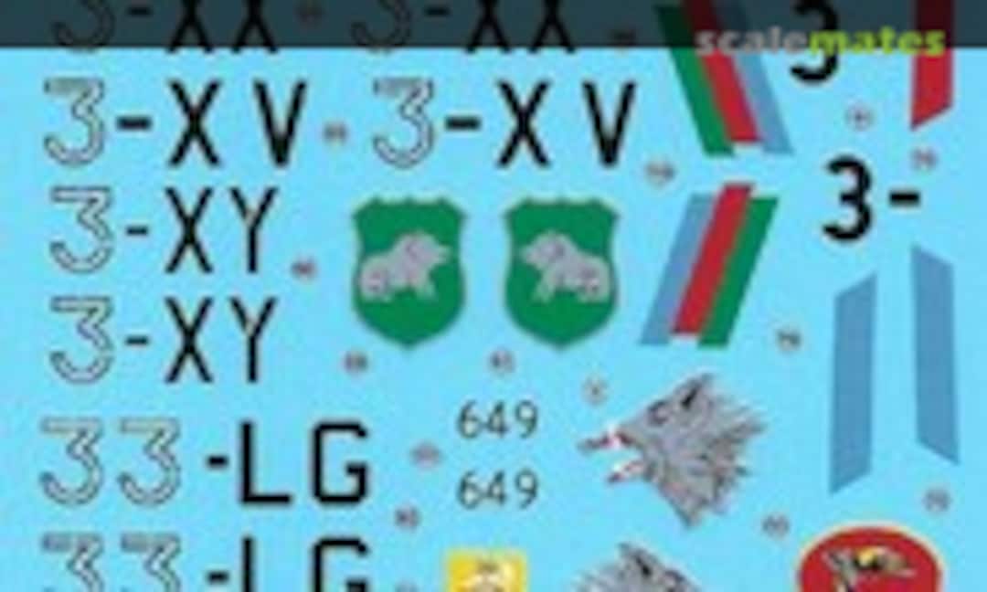 1:32 Mirage 2000D französische Luftwaffe, Teil 2 (Berna Decals BD 32-74) BD 32-74