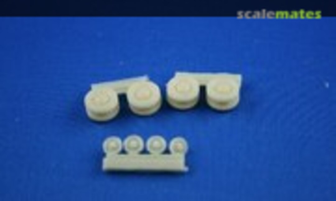 1:48 4 steelroad wheels and support rollers (Nordwind NWC 003) NWC 003