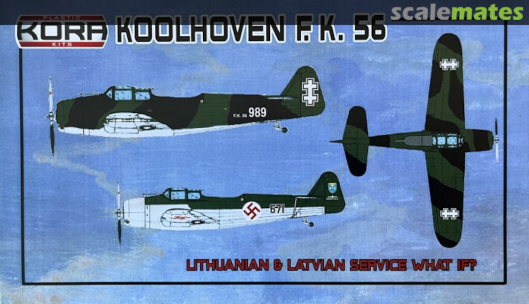 Boxart Koolhoven F.K. 56 KPK72200 Kora Models Boxart Koolhoven F.K. 56 KPK72200 Kora Models