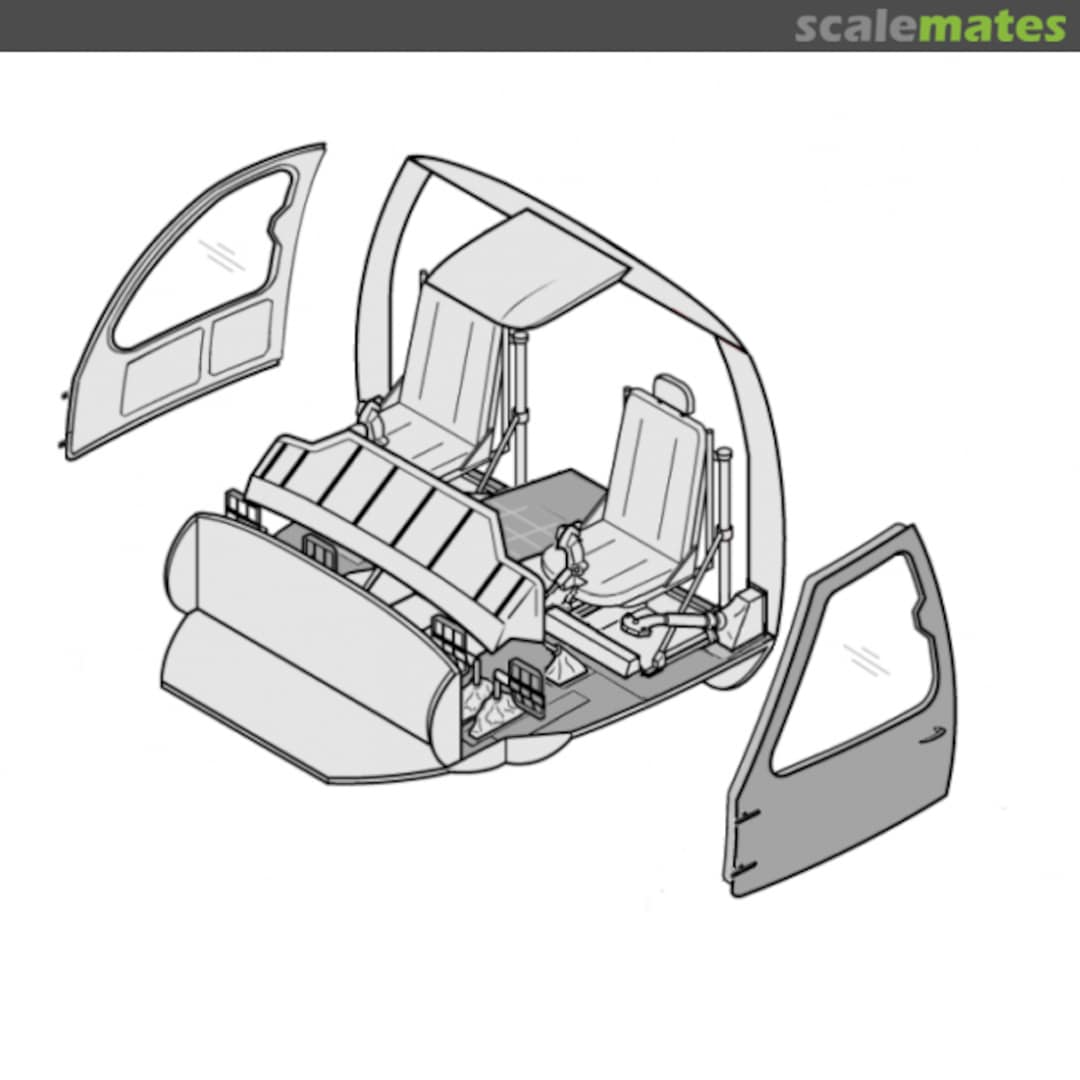 Boxart Sikorsky SH-60F Ocean Hawk Cockpit Detail Set TC72130 HELI Resin Kits Boxart Sikorsky SH-60F Ocean Hawk Cockpit Detail Set TC72130 HELI Resin Kits