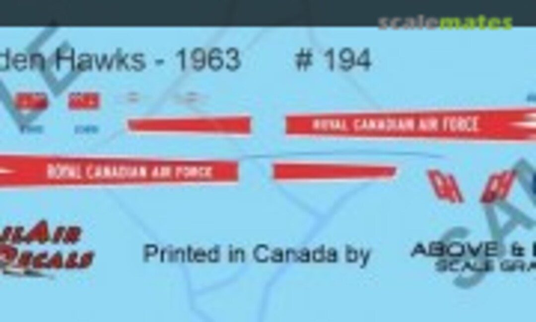 1:48 Canadair Sabre Mk. 5 (Above & Below Graphics 194) 194