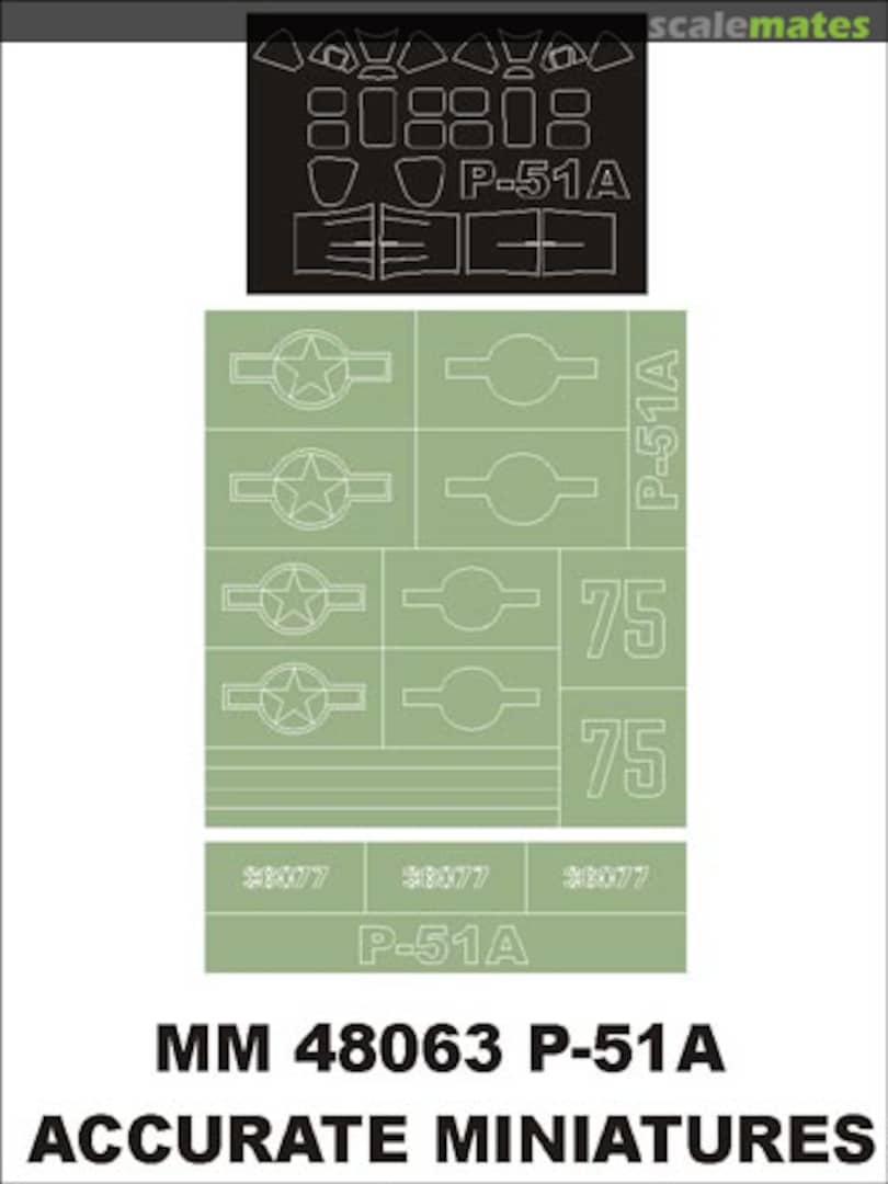 Boxart P-51A Mustang MM48063 Montex Boxart P-51A Mustang MM48063 Montex