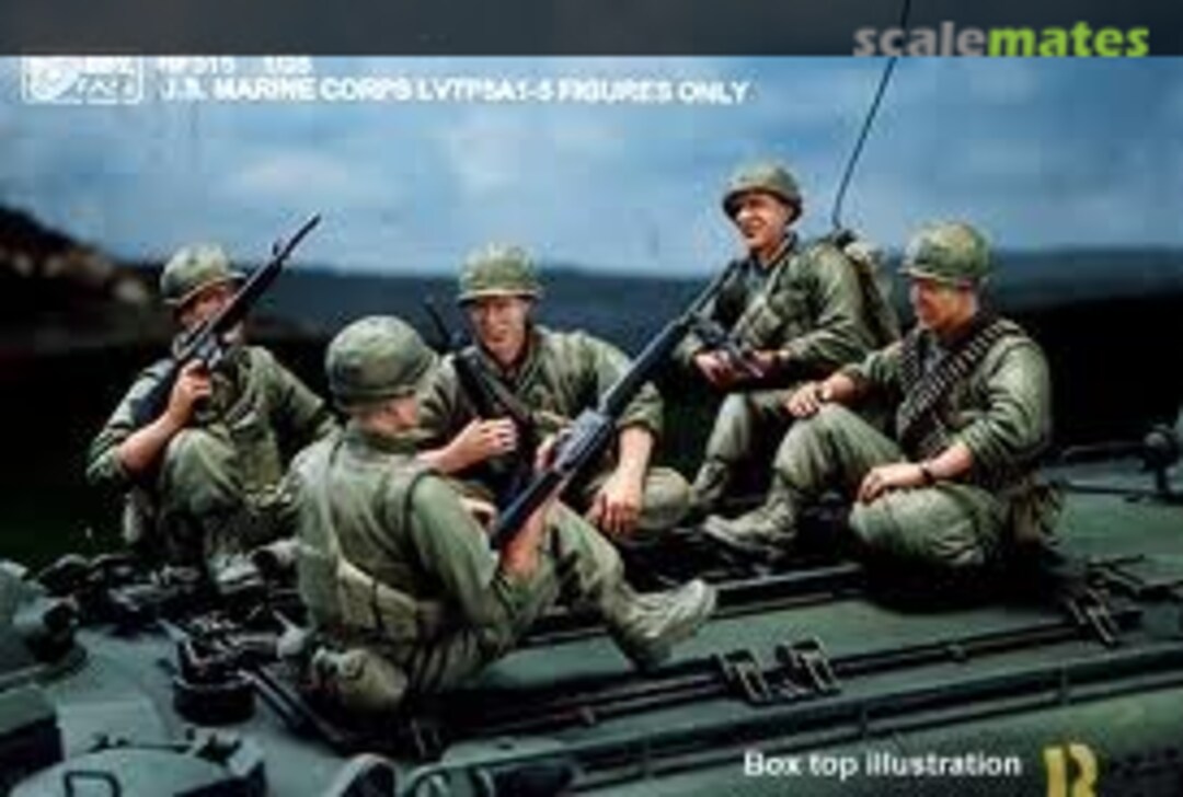 Boxart USMC LVTPA5 5 figure set HF515 Hobby Fan Boxart USMC LVTPA5 5 figure set HF515 Hobby Fan