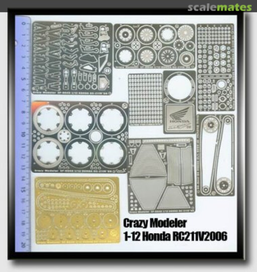 Boxart Honda RC211V 2006 - Detail Upgrade Set EP0040 Crazy Modeler Boxart Honda RC211V 2006 - Detail Upgrade Set EP0040 Crazy Modeler