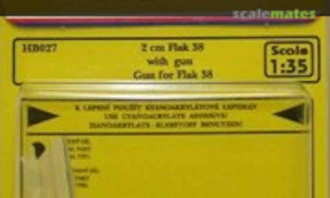 1:35 Gun Barrel - 2cm Flak 38 with Gun (1 gun) (CMK HB027) HB027