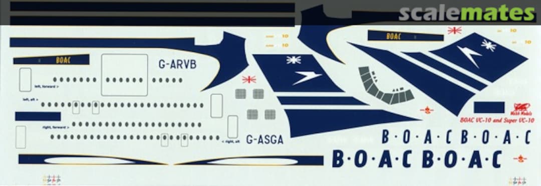 Boxart BOAC VC10 9 Welsh Models Boxart BOAC VC10 9 Welsh Models