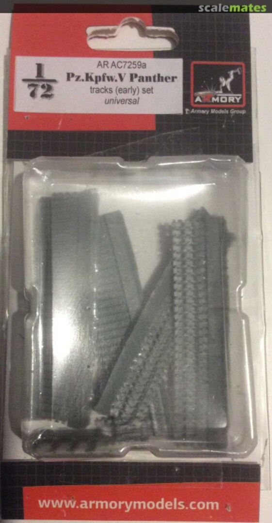 Boxart Pz.Kpfw. V Panther Kgs 64/660/150 tracks, early type AR AC7259a Armory Boxart Pz.Kpfw. V Panther Kgs 64/660/150 tracks, early type AR AC7259a Armory