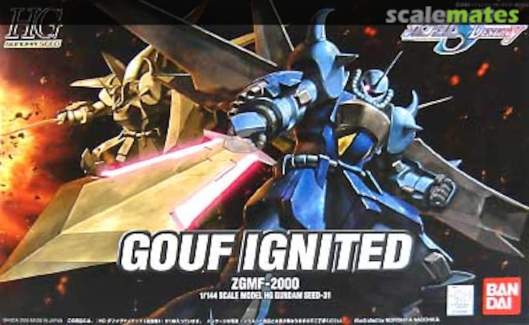 Boxart ZGMF-X2000 Gouf Ignited 0138256 Bandai