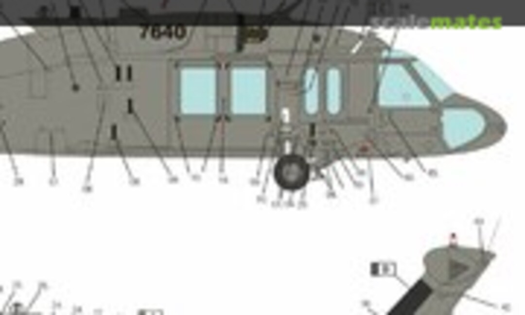 1:48 Sikorsky UH-60M Black Hawk in Slovak Service (KPM Prešov L026-48) L026-48