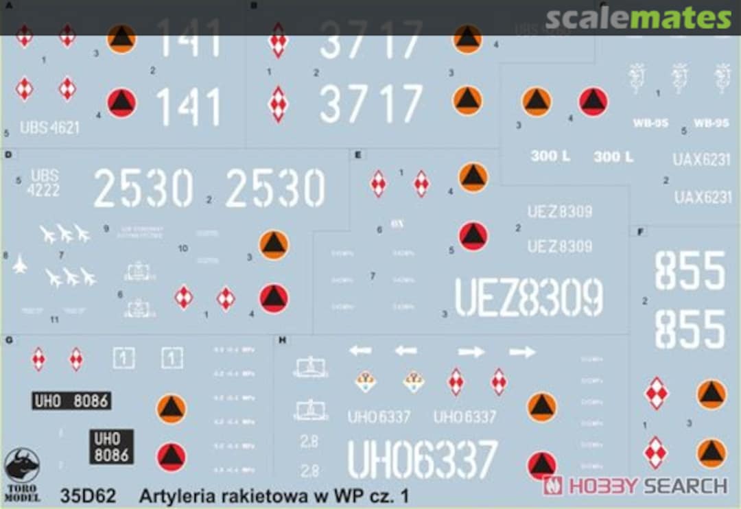 Boxart Rocket Artillery in the Polish Army Vol.1 35D62 ToRo Model