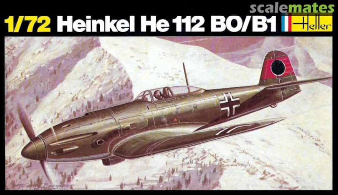 Boxart Heinkel He 112 B0/B1 240 Heller Boxart Heinkel He 112 B0/B1 240 Heller