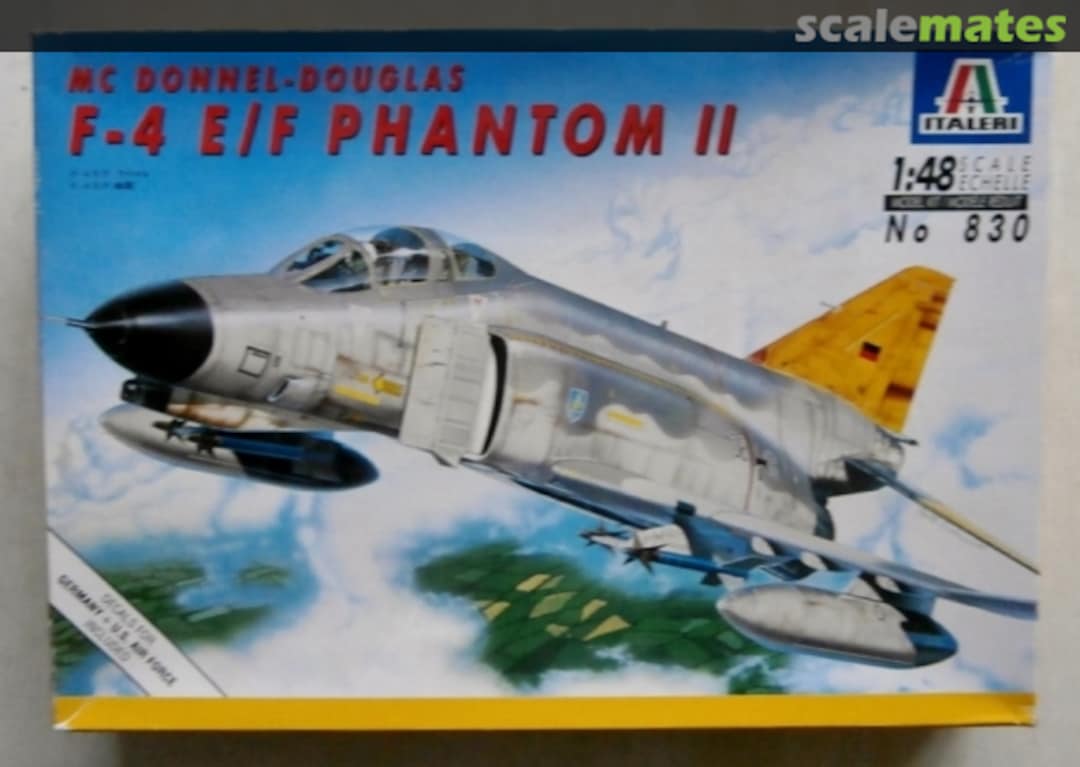 Boxart F-4E/F Phantom II 830 Italeri Boxart F-4E/F Phantom II 830 Italeri