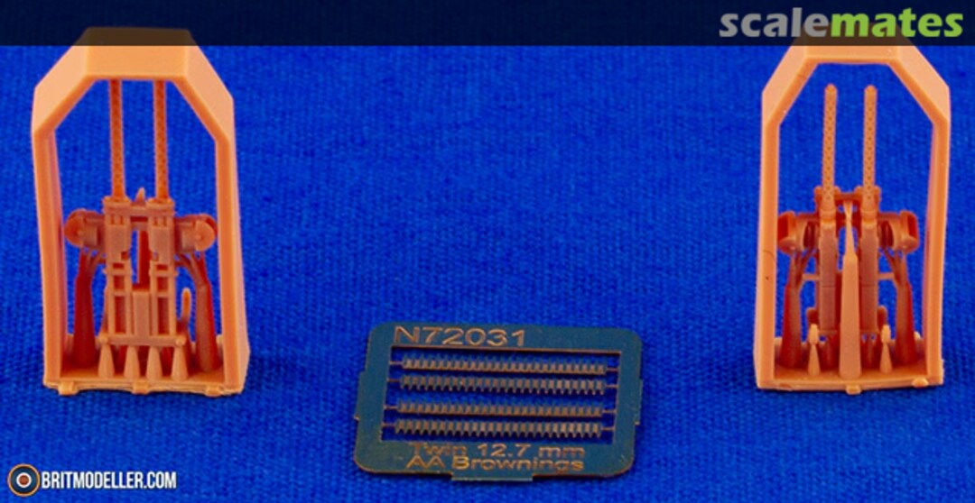 Contents PT Boat Weapon Set No.2 - Twin 12.7 mm AA Brownings N72031 CMK Contents PT Boat Weapon Set No.2 - Twin 12.7 mm AA Brownings N72031 CMK