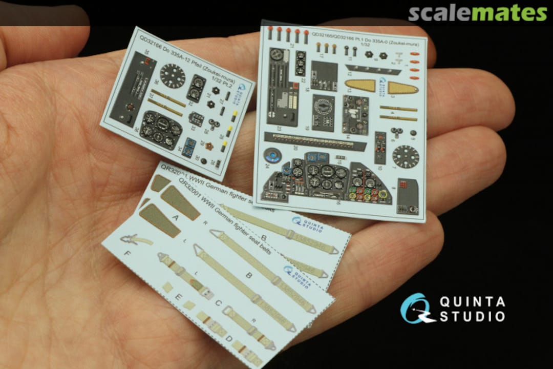 Contents Do 335A-12 Pfeil interior 3D decals QD32166 Quinta Studio Contents Do 335A-12 Pfeil interior 3D decals QD32166 Quinta Studio