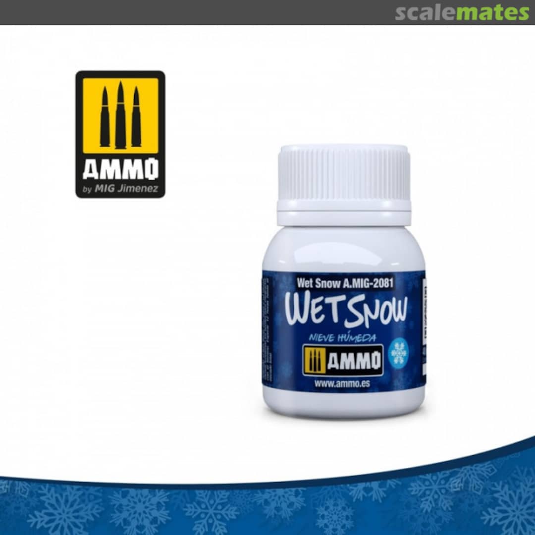 Boxart Wet Snow (40ml) A.MIG-2081 Ammo by Mig Jimenez Boxart Wet Snow (40ml) A.MIG-2081 Ammo by Mig Jimenez