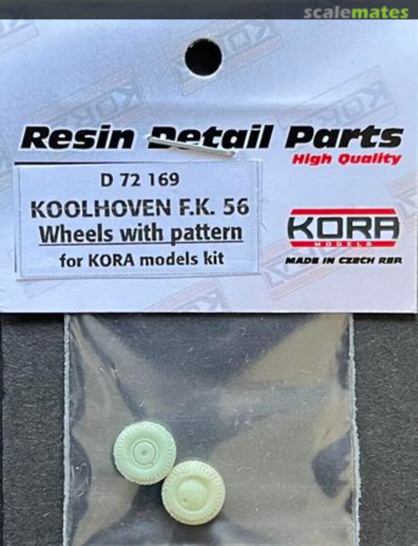 Boxart Koolhoven F.K. 56 wheels with pattern D72169 Kora Models Boxart Koolhoven F.K. 56 wheels with pattern D72169 Kora Models