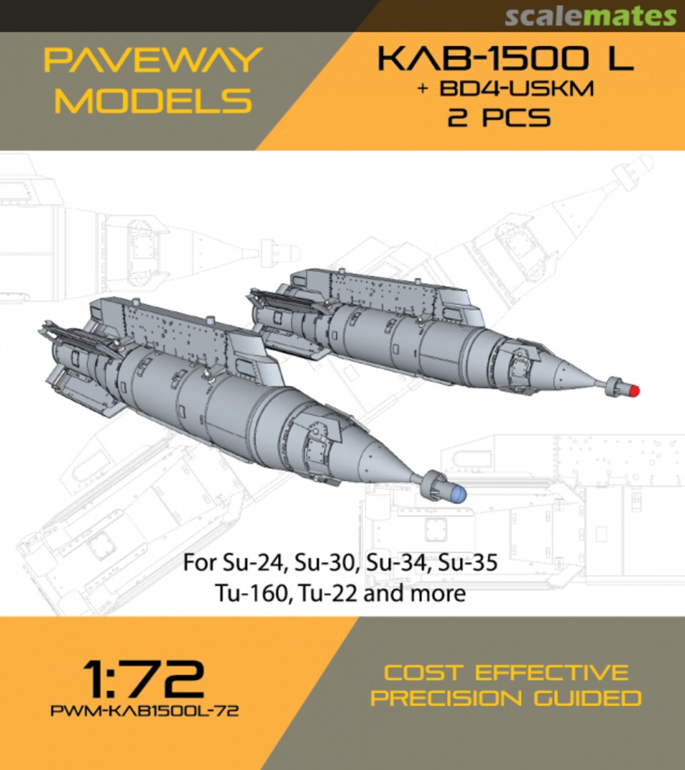 Boxart KAB-1500 L + BD4-USKM PWM-KAB1500L-72 Paveway Models