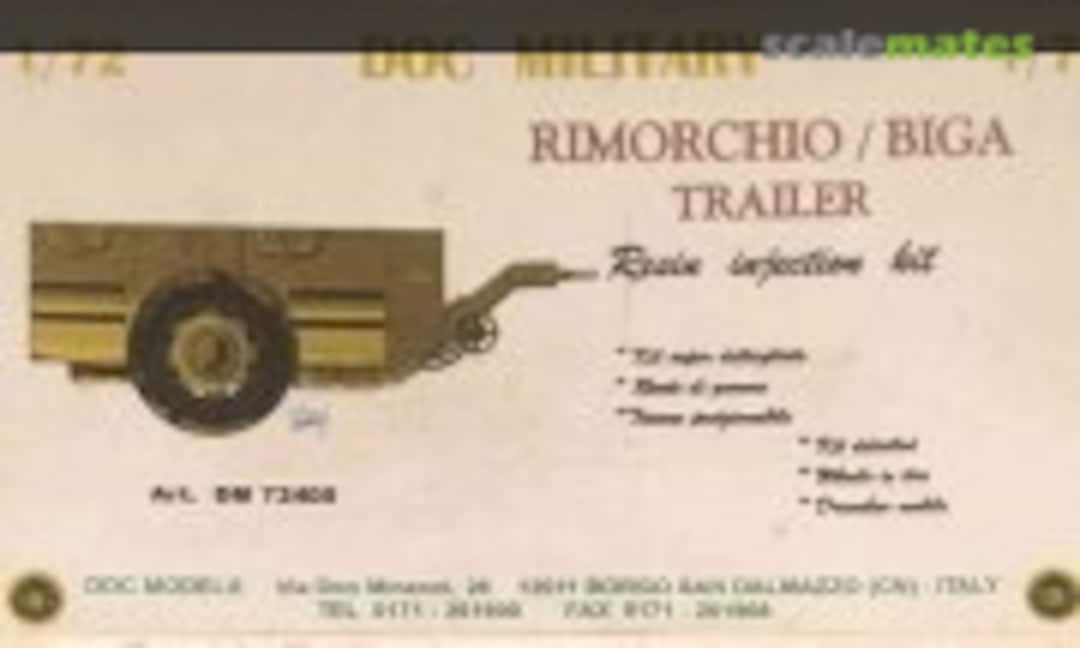 1:72 BIGA Trailer (DOC Models DM 72405) DM 72405