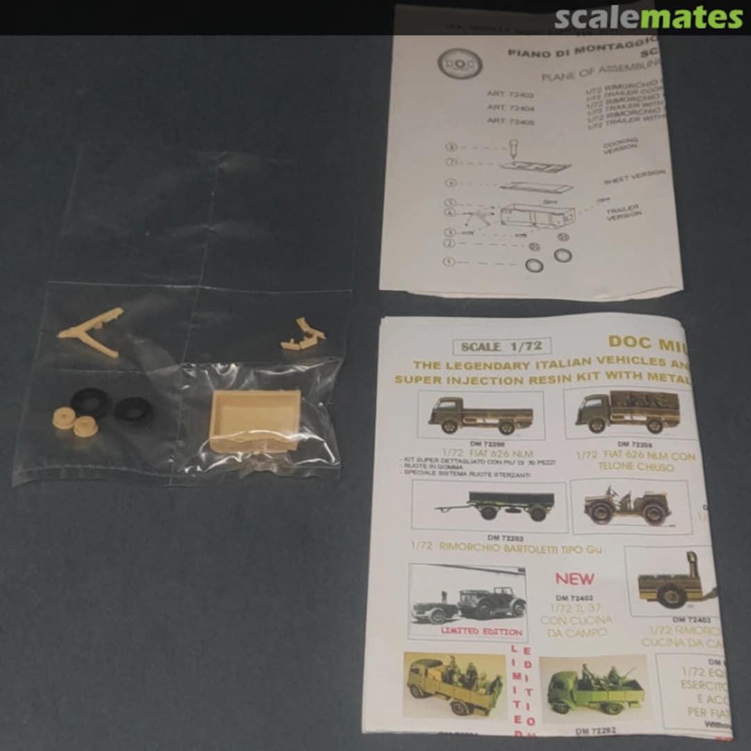 Contents BIGA Trailer DM 72405 DOC Models Contents BIGA Trailer DM 72405 DOC Models