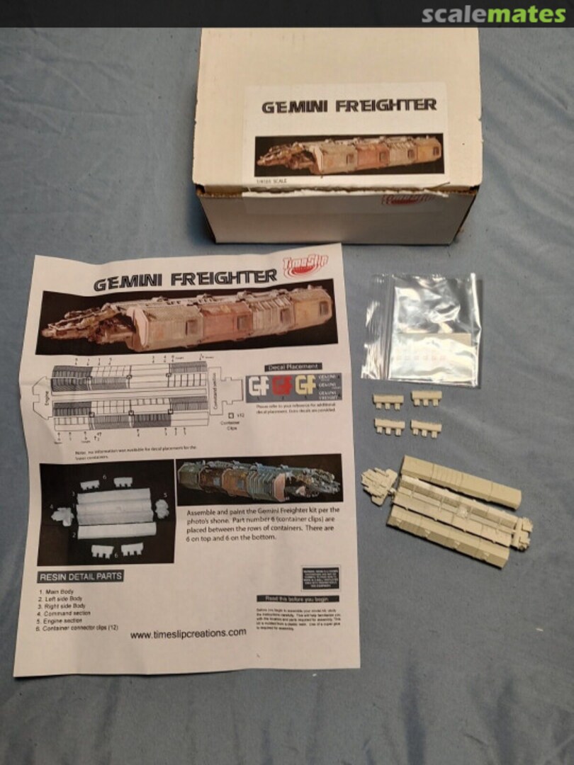 Contents Gemini Freighter TimeSlip Creations Contents Gemini Freighter TimeSlip Creations