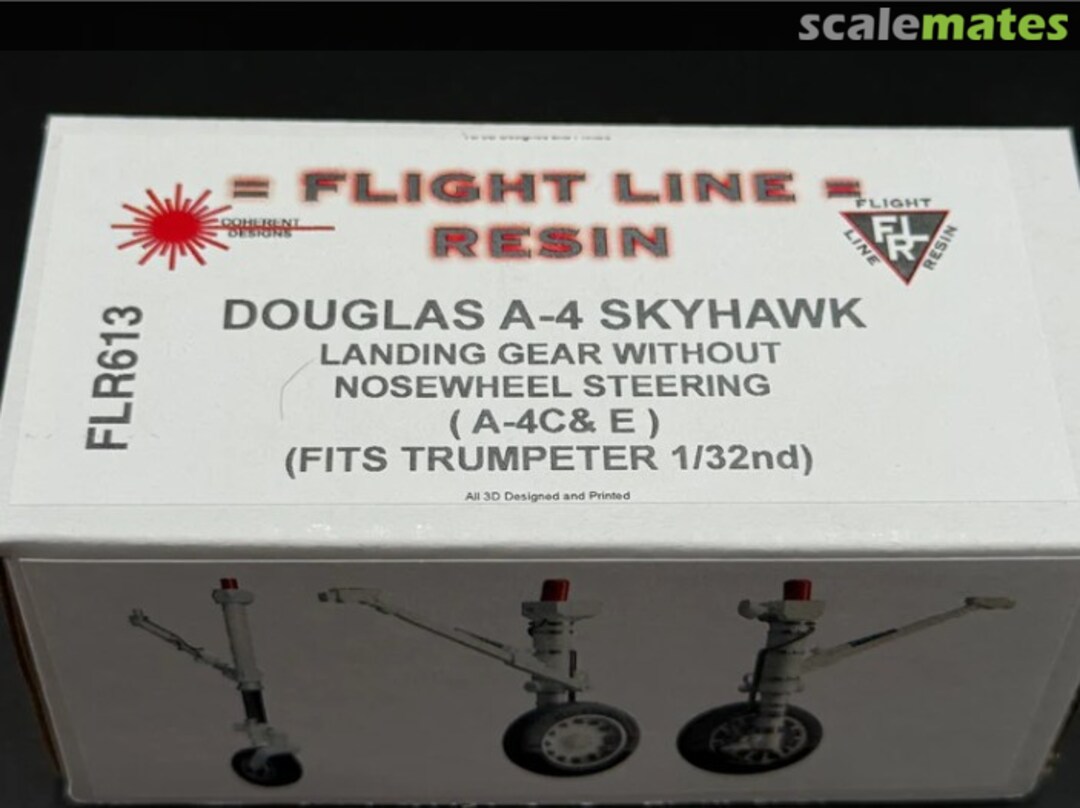 Boxart A-4 Skyhawk Landing Gear w/o Nosewheel Steering FLR613 Flight Line Resin