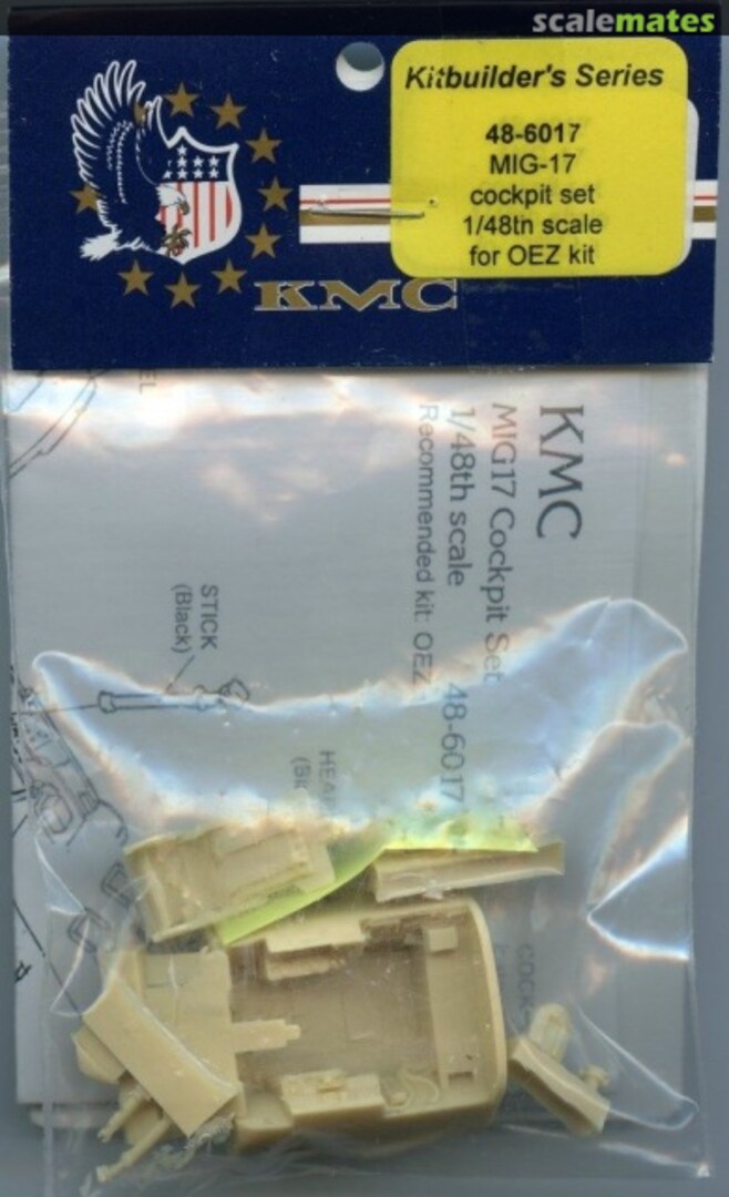 Boxart MiG-17 Fresco - Cockpit Set 48-6017 KMC Boxart MiG-17 Fresco - Cockpit Set 48-6017 KMC