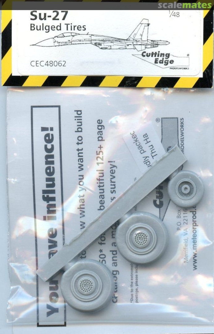 Boxart Su-27/35 Bulged Tires CEC48062 Cutting Edge Modelworks Boxart Su-27/35 Bulged Tires CEC48062 Cutting Edge Modelworks