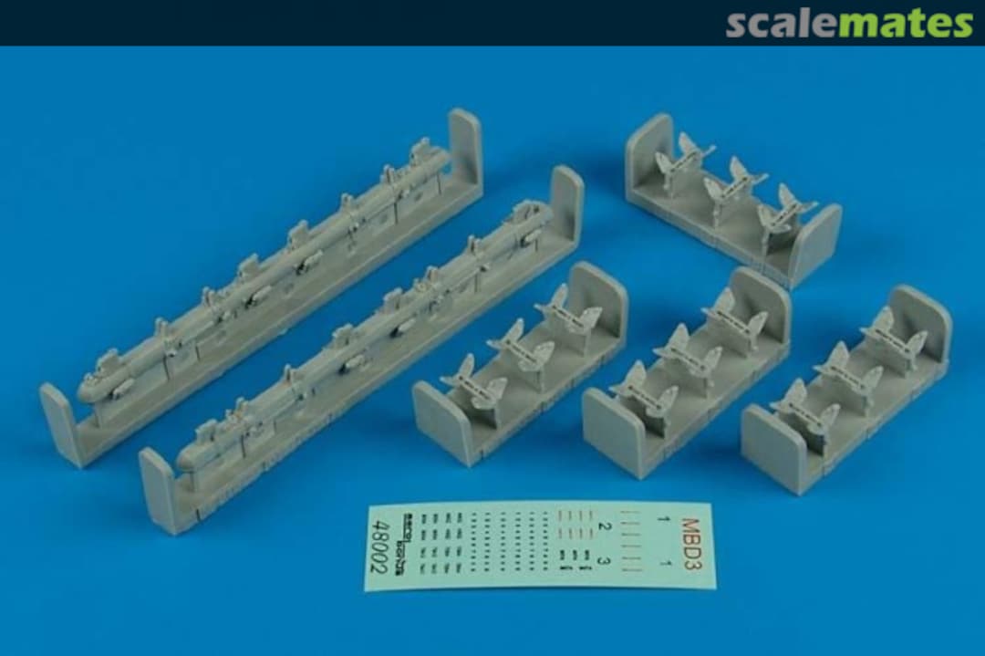Boxart MBD-3 Soviet Multiple bomb racks 480 002 Aerobonus Boxart MBD-3 Soviet Multiple bomb racks 480 002 Aerobonus