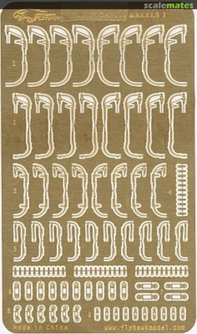 Boxart WWII IJN Davits & Reels I FH700065 FlyHawk Model Boxart WWII IJN Davits & Reels I FH700065 FlyHawk Model