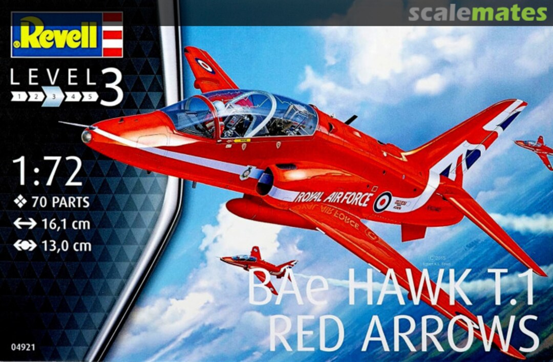 Boxart BAe Hawk T.1 Red Arrows 04921 Revell Boxart BAe Hawk T.1 Red Arrows 04921 Revell