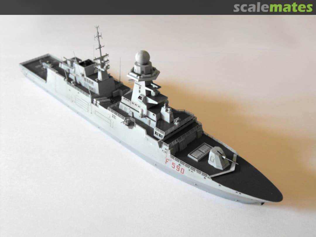 Boxart FREMM Carlo Bergamini F590 Frigate Gwylan001 Gwylan Models