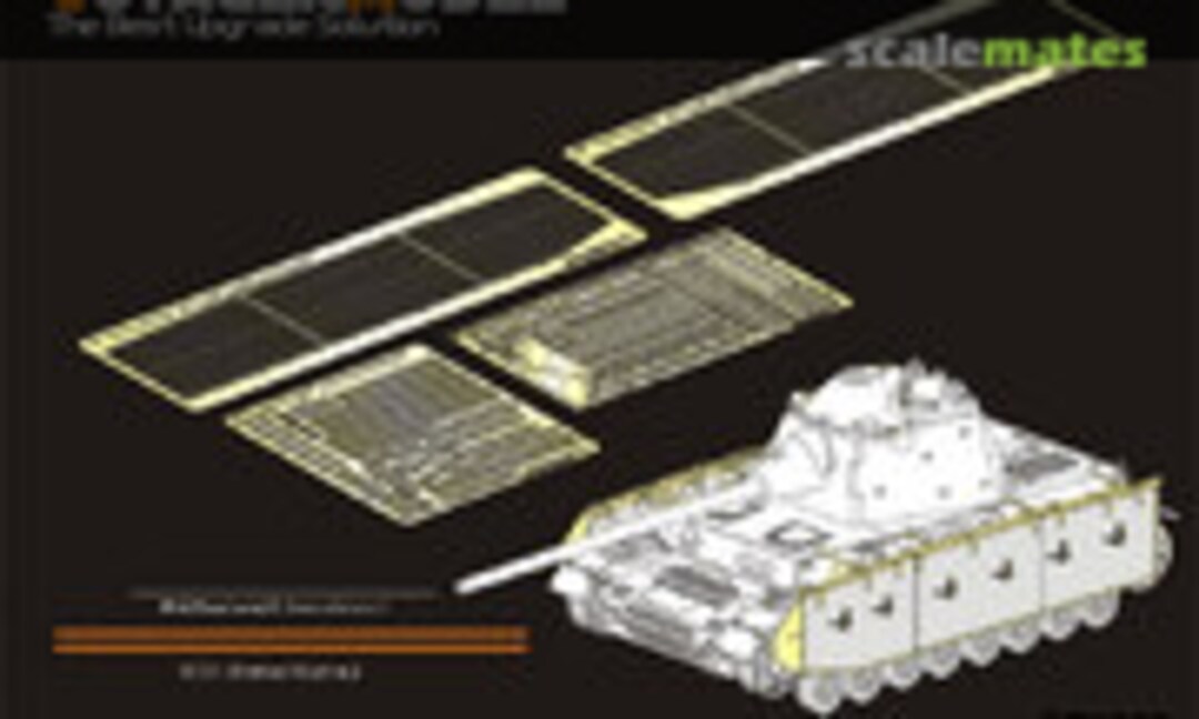 1:35 German Pz.Kpfw.IV Ausf.J mit Panther F turret Thoma shields wire mesh schurzen (Dragon) (Voyager Model PEA382) PEA382