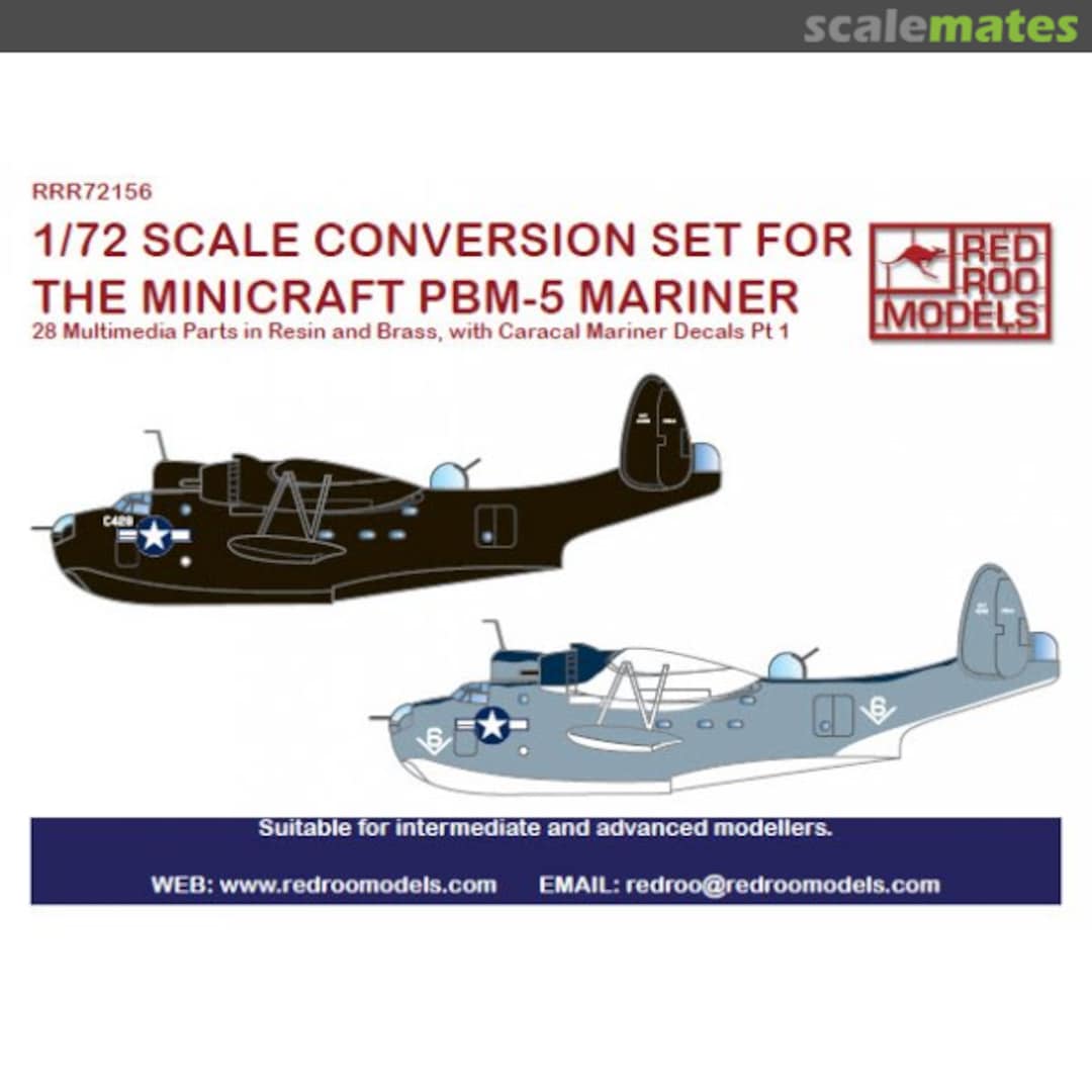 Boxart SCALE CONVERSION SET FOR THE MINICRAFT PBM-5 MARINER RRR72156 Red Roo Models Boxart SCALE CONVERSION SET FOR THE MINICRAFT PBM-5 MARINER RRR72156 Red Roo Models