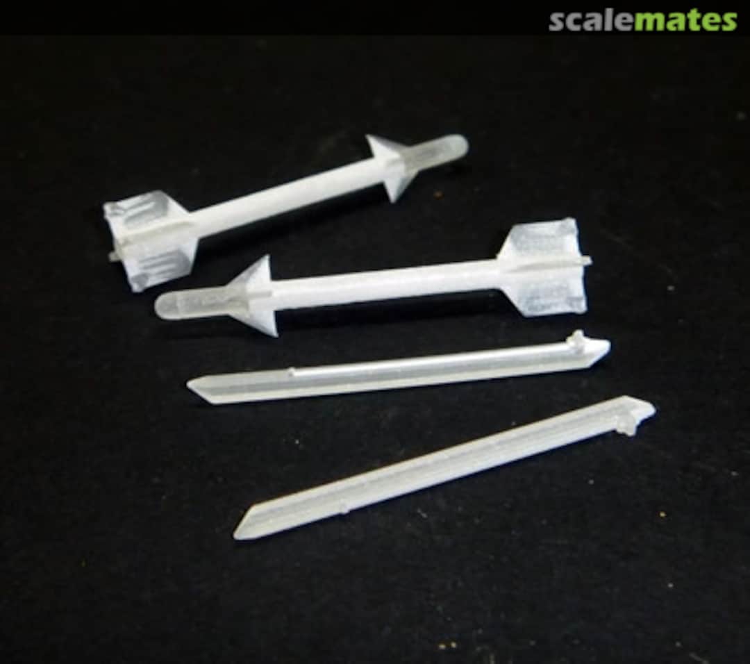 Boxart Shafrir II Missiles and Rails HPM72037 High Planes Models