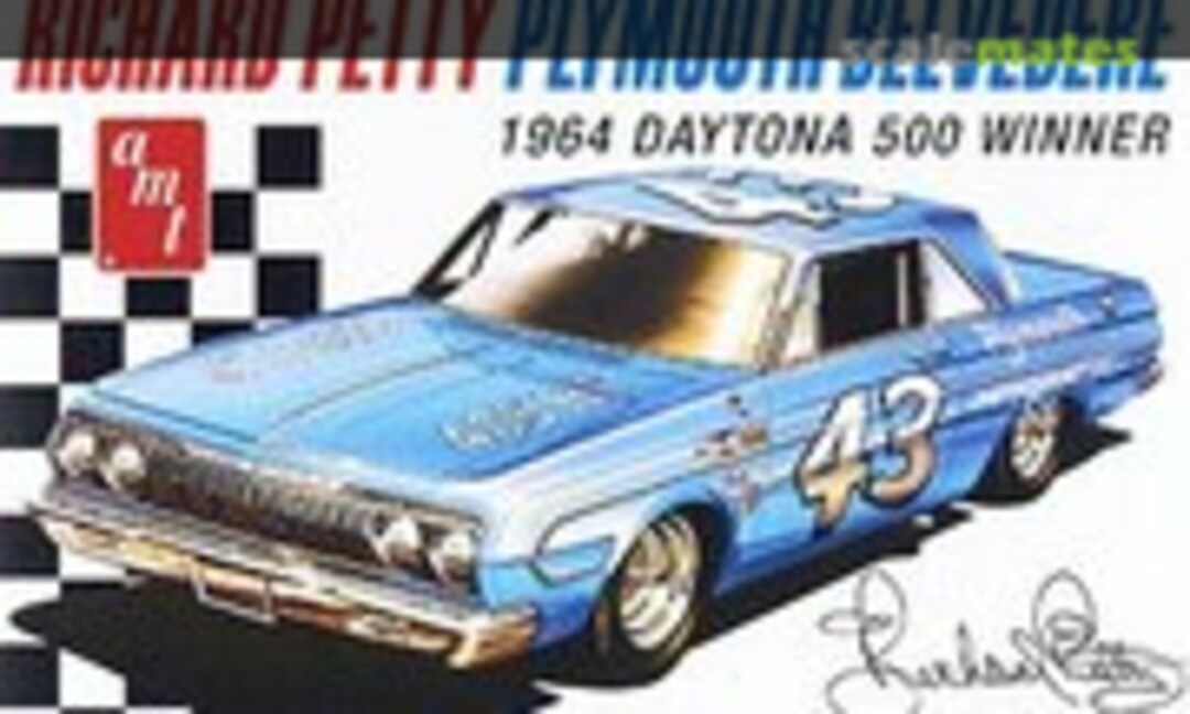 1:25 Plymouth Belvedere 1964 Daytona 500 Winner (AMT 989)