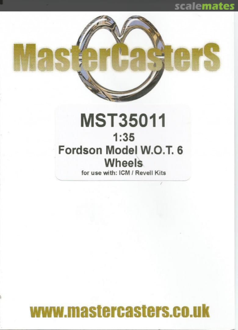 Boxart Fordson Model W.O.T. 6 Wheels MST35011 MasterCasters Boxart Fordson Model W.O.T. 6 Wheels MST35011 MasterCasters