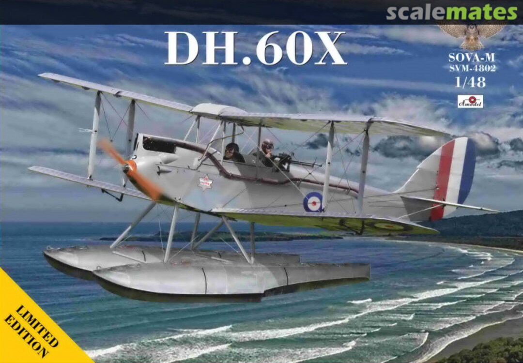Boxart De Havilland DH.60X seaplane SVM-4802 SOVA-M Boxart De Havilland DH.60X seaplane SVM-4802 SOVA-M