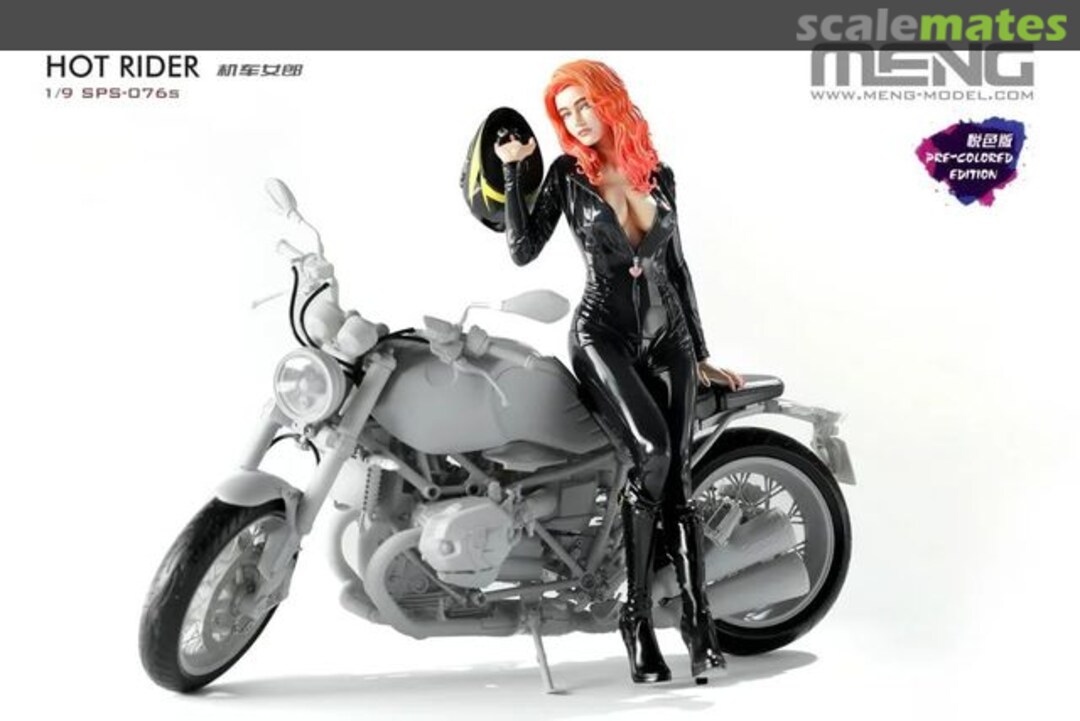 Boxart Hot Rider (Pre-Coloured Edition) SPS-076s Meng Model Boxart Hot Rider (Pre-Coloured Edition) SPS-076s Meng Model