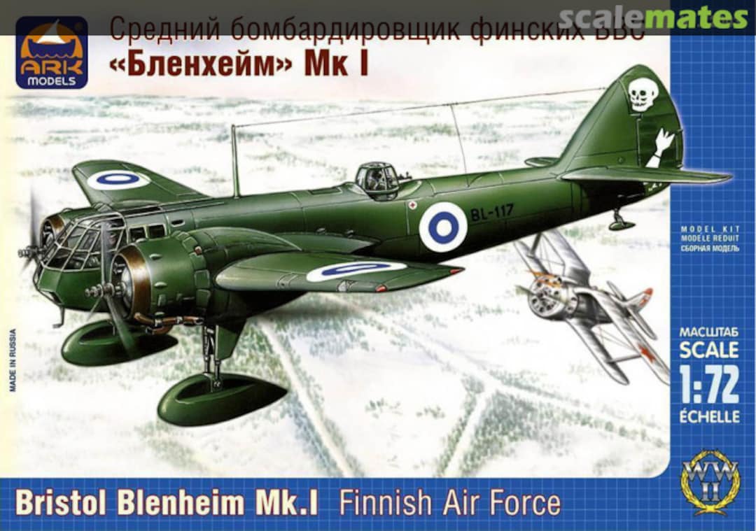 Boxart Bristol Blenheim Mk.I 72003 Ark Models Boxart Bristol Blenheim Mk.I 72003 Ark Models