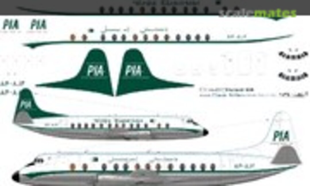 1:144 PIA Viscount 800 (Classic Airlines CA144-617) CA144-617