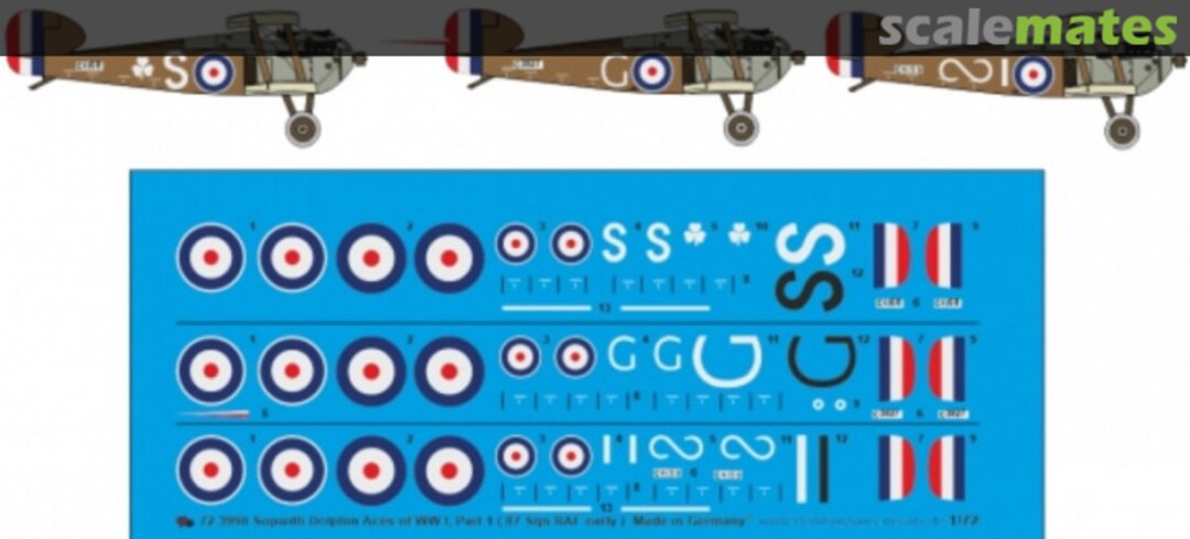 Boxart Sopwith Dolphin Aces of WW I 72 3990 Peddinghaus-Decals Boxart Sopwith Dolphin Aces of WW I 72 3990 Peddinghaus-Decals