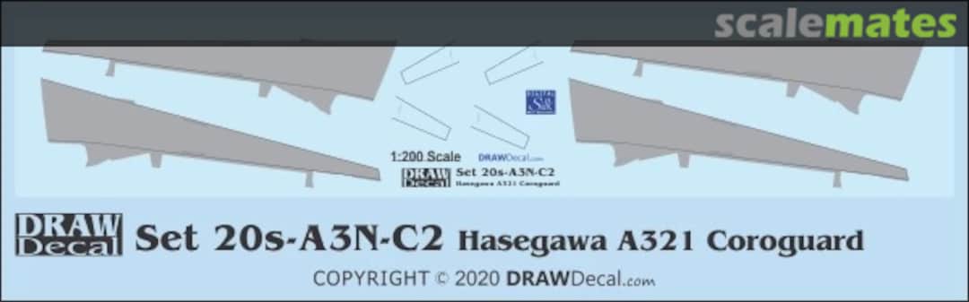 Boxart Hasegawa A321 Coroguard 20-A3N-C2 Draw Decal Boxart Hasegawa A321 Coroguard 20-A3N-C2 Draw Decal