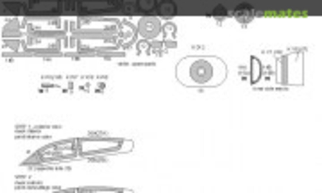 1:48 TA-4H/J Skyhawk IAF EXPERT kabuki masks (New Ware NWAM1287) NWAM1287