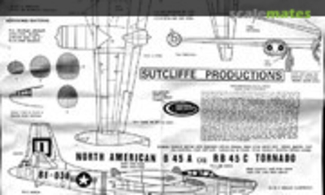 1:72 North American B-45A or RB-45C Tornado (Contrail )