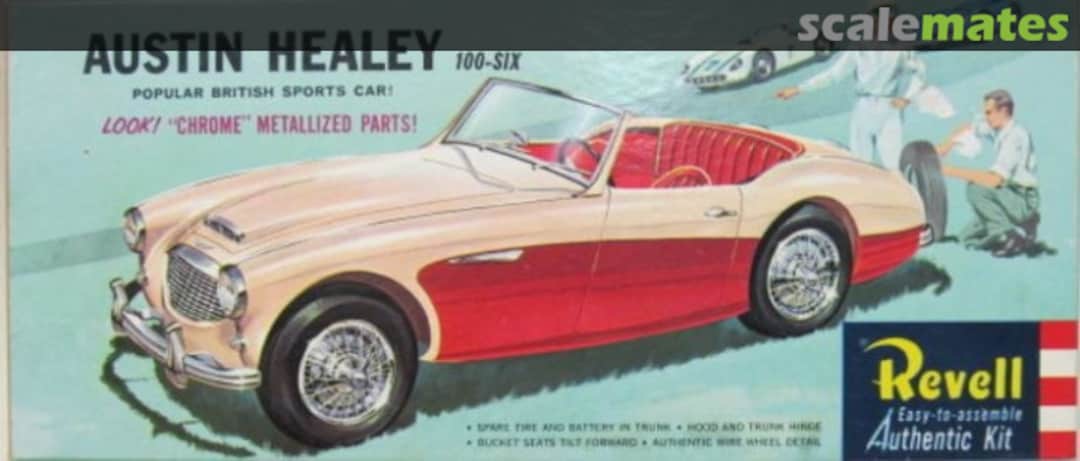 Boxart Austin Healey 100-Six 1217 Revell Boxart Austin Healey 100-Six 1217 Revell